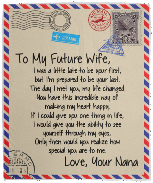 to my future wife VPM Cozy Plush Fleece Blanket - 50x60