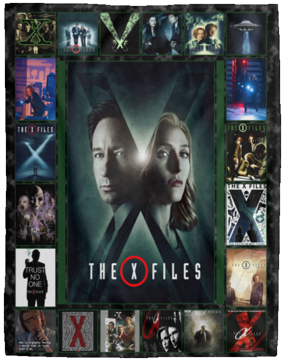 The X Files Blanket The X-Files TV Series Fleece Sherpa Blanket Gift Ideas VPL Cozy Plush Fleece Blanket - 60x80