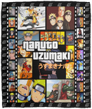 Naruto Uzumaki or Fan Anime 3D Blanket Throw Blanket Quilt for Bedroom Sofa - VPM Cozy Plush Fleece Blanket - 50x60