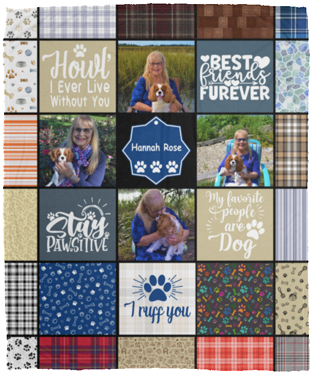 Hannah  Rose - VPM Cozy Plush Fleece Blanket - 50x60