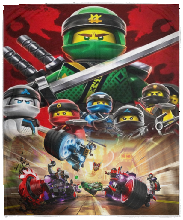 Ninja_go Blanket Ninja_go Throw Bed Blankets Soft and Warm Bed Couch Living Room - Cozy Plush Fleece Blanket - 50"x60"