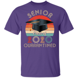 Senior Class of 2020 Quarantined T-Shirt Seniors Sunset Vintage T-Shirt