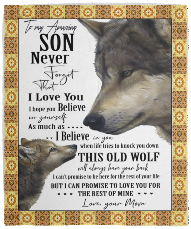 To My Amazing Son Blanket, Never Forget That I Love You Blanket, To My Son Blanket, To My Son From Mom Blanket, To My Son From Mom Gifts - Cozy Plush Fleece Blanket - 50"x60"