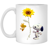 Snoopy You are my sunshine Coffee Mug, Snoopy Mug, Dog Mom Sunflower 11oz