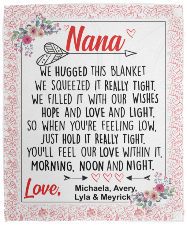 Michaela, Avery, Lyla & Meyrick - VPM Cozy Plush Fleece Blanket - 50x60