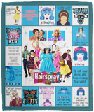 Hairspray Blanket, Hairspray Movie Quilt, Fleece, Sherpa Blanket - VPM Cozy Plush Fleece Blanket - 50x60