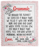 Jake, Anna, Abby, Emma, Elijah - VPM Cozy Plush Fleece Blanket - 50x60