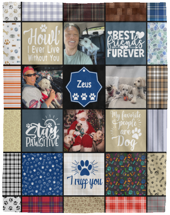 Zeus - VPL Cozy Plush Fleece Blanket - 60x80