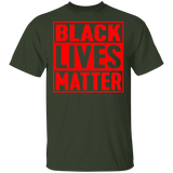 Black Lives Matter T-Shirt I Cant Breathe All Size (S-5XL) + Color  Red BLM - Mens
