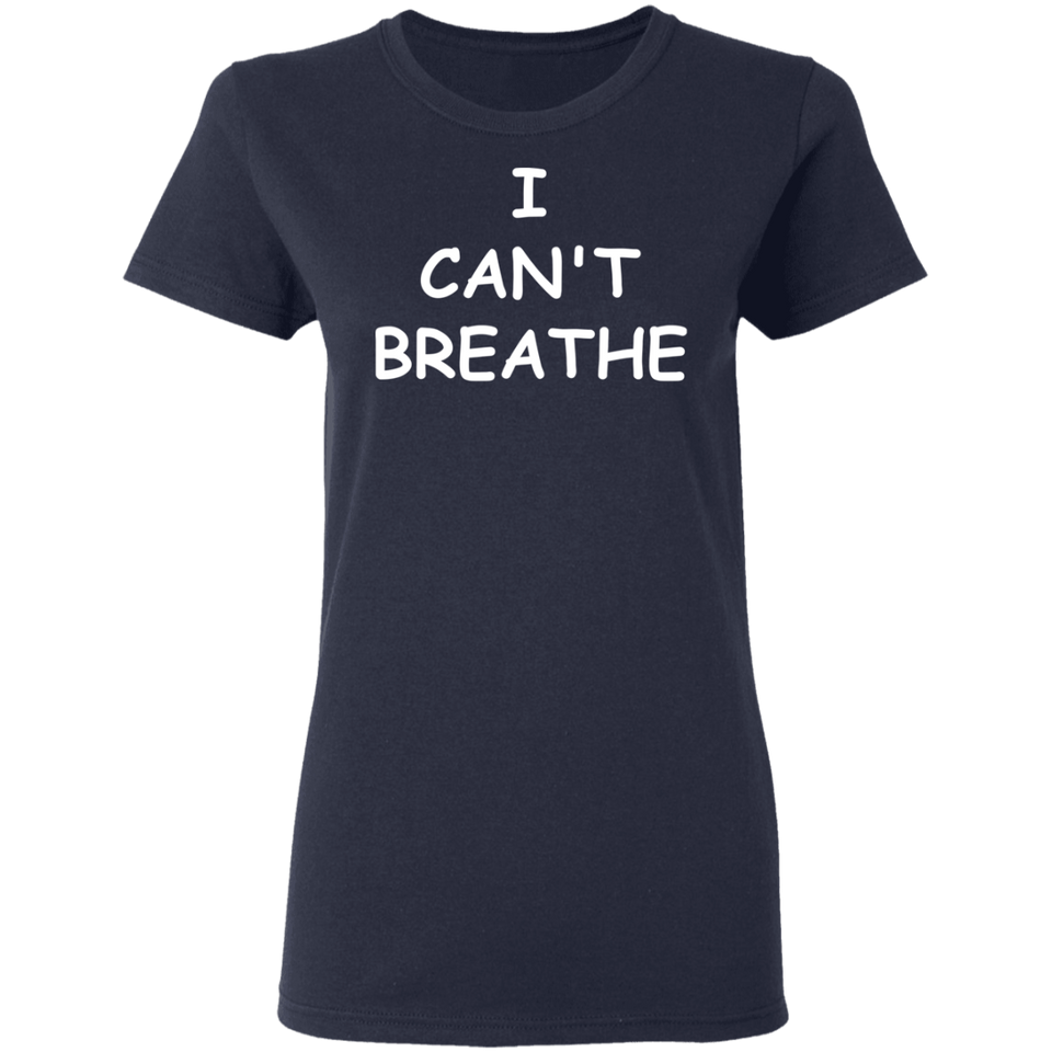 I Cant Breathe Mens Shirts Protest Tees Black Lives Matter END Police Brutality Now