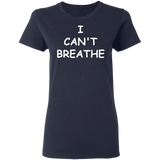 I Cant Breathe Mens Shirts Protest Tees Black Lives Matter END Police Brutality Now