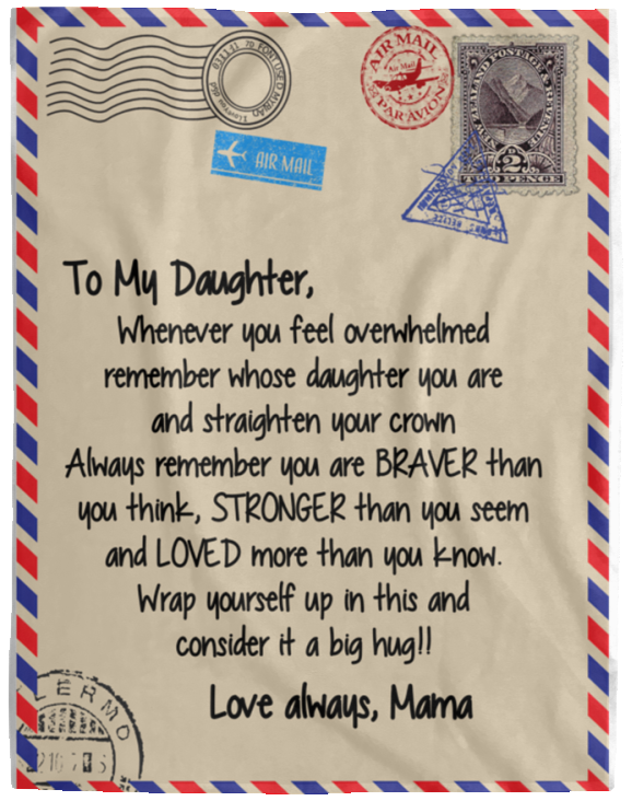 Love always, Mama 60x80 VPL Cozy Plush Fleece Blanket - 60x80
