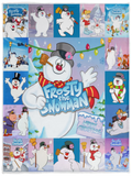 Frosty the Snowman Blanket Frosty the Snowman Christmas Quilt Fleece Sherpa VPS Cozy Plush Fleece Blanket - 30x40
