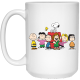 Peanuts Gang Music Mugs Unique Coffee Mug, Coffee Cup, Ceramic Coffee Mug -  15 oz. White Mug