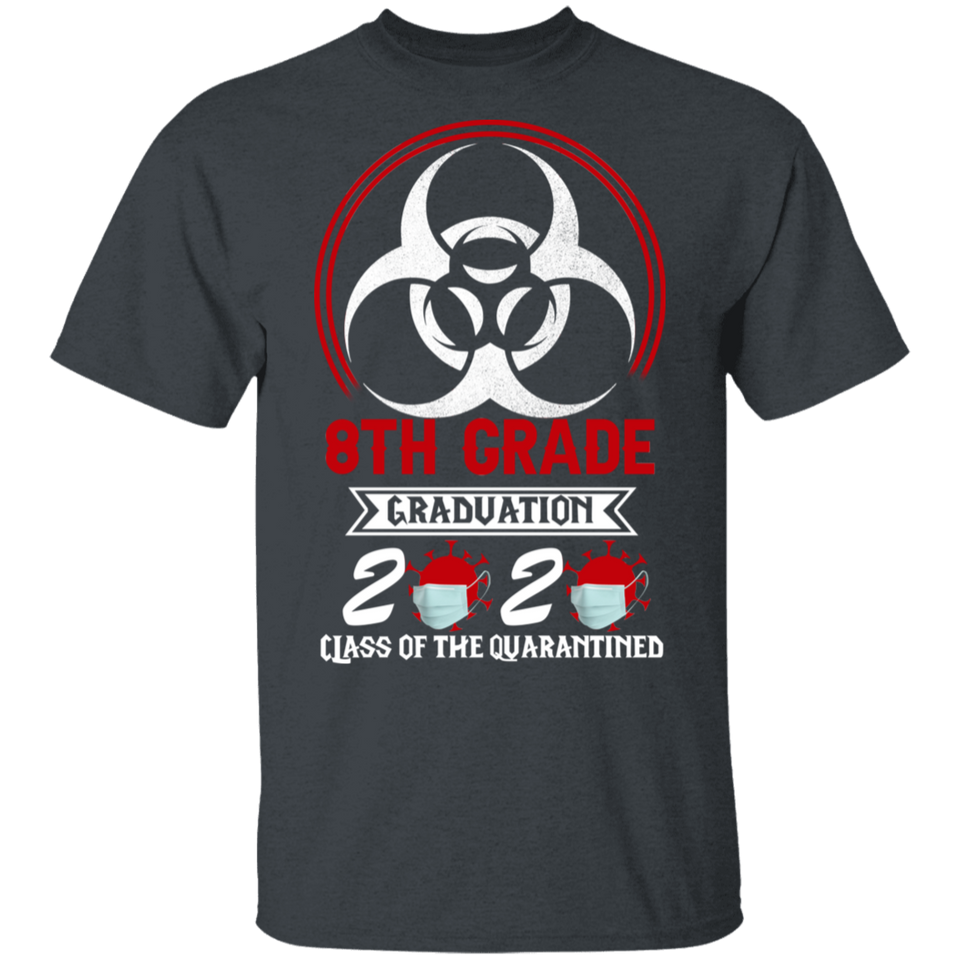 8th Grade Graduation 2020 Class of Quarantined Shirt T-Shirt for Boys