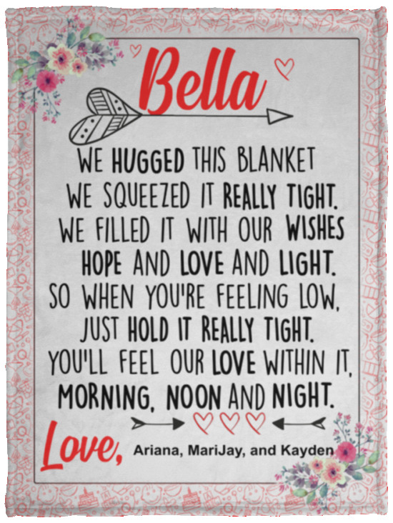 Ariana, MariJay, and Kayden 30x40 VPS Cozy Plush Fleece Blanket - 30x40