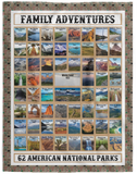 Family Adventures - VPL Cozy Plush Fleece Blanket - 60x80