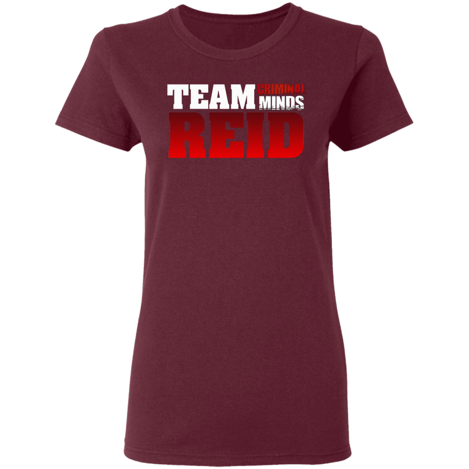 Team Reid Women's Dark Shirt T-Shirt G500L Ladies' 5.3 oz. T-Shirt