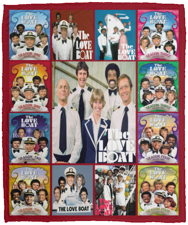 The Love Boat Blanket, TV Series Fleece, Sherpa Blanket VPM Cozy Plush Fleece Blanket - 50x60