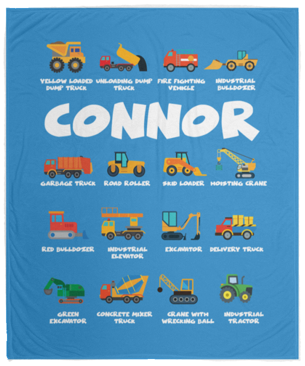 Connor - VPM Cozy Plush Fleece Blanket - 50x60