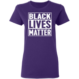 Black Lives Matter T-Shirt I Cant Breathe All Size (S-5XL) + Color  White BLM - Womens