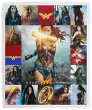 Wonder Woman Blanket, Wonder Woman Movie Fleece, Sherpa Blanket VPM Cozy Plush Fleece Blanket - 50x60