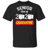 Seniors Class of 2020 S#!t is Gettin Real Toilet Paper Social Distancing T-Shirt 2