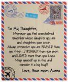 Love, Your mom Aurea 50x60 cc VPM Cozy Plush Fleece Blanket - 50x60