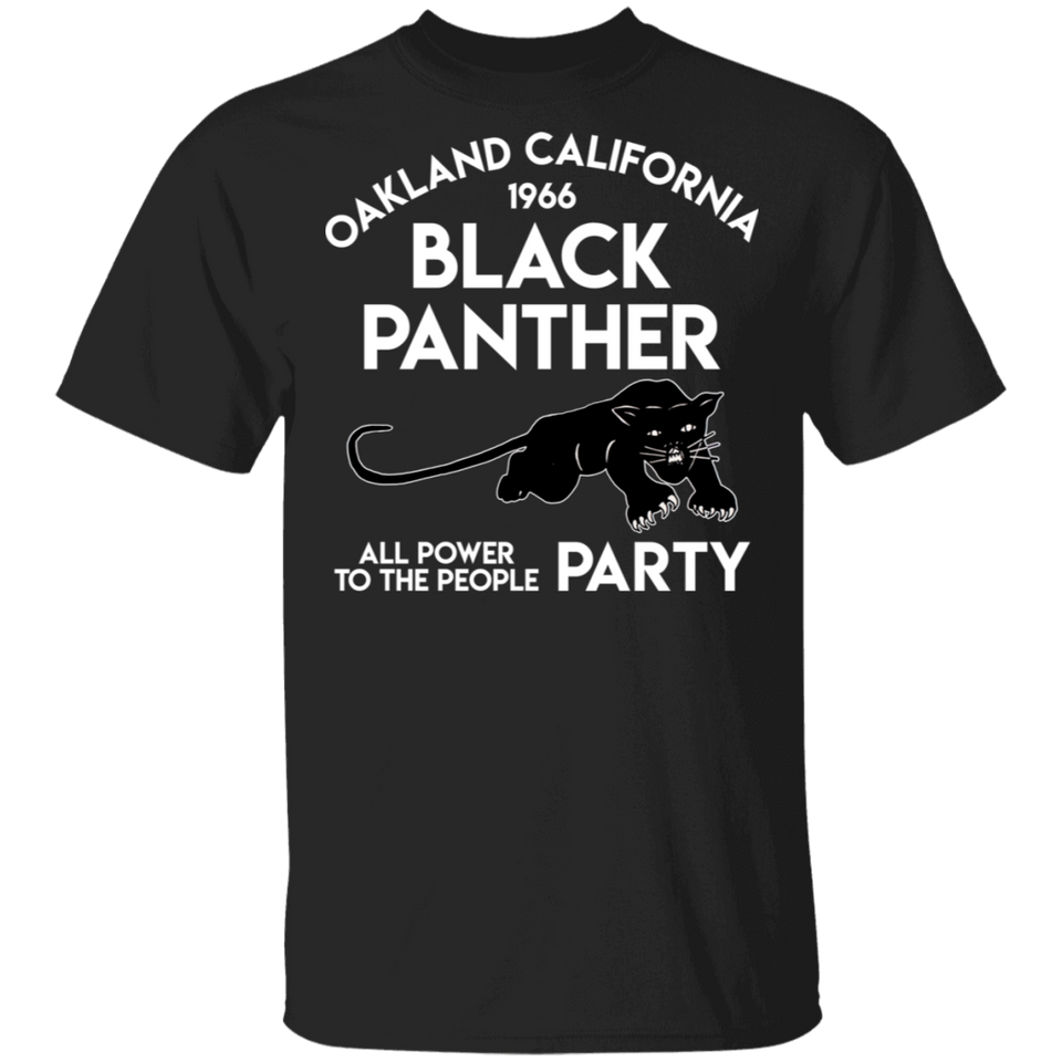 Jennifer Corrigan Mens Oakland California 1966 Black Panther Party Tshirt T-Shirt T Shirt