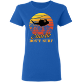 Charlie Don't Surf Vintage Retro T-Shirt Apocalypse Now - G500L Ladies