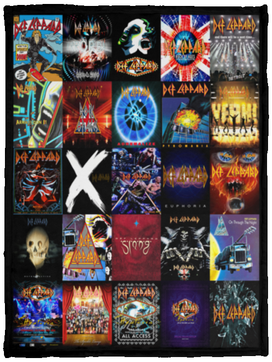 Def Leppard Blanket, Def Leppard Quilt, Fleece, Sherpa Blanket VPS Cozy Plush Fleece Blanket - 30x40