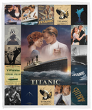 Titanic Blanket, Titanic Movie Sherpa Blanket, James Cameron Fleece Blanket VPM Cozy Plush Fleece Blanket - 50x60