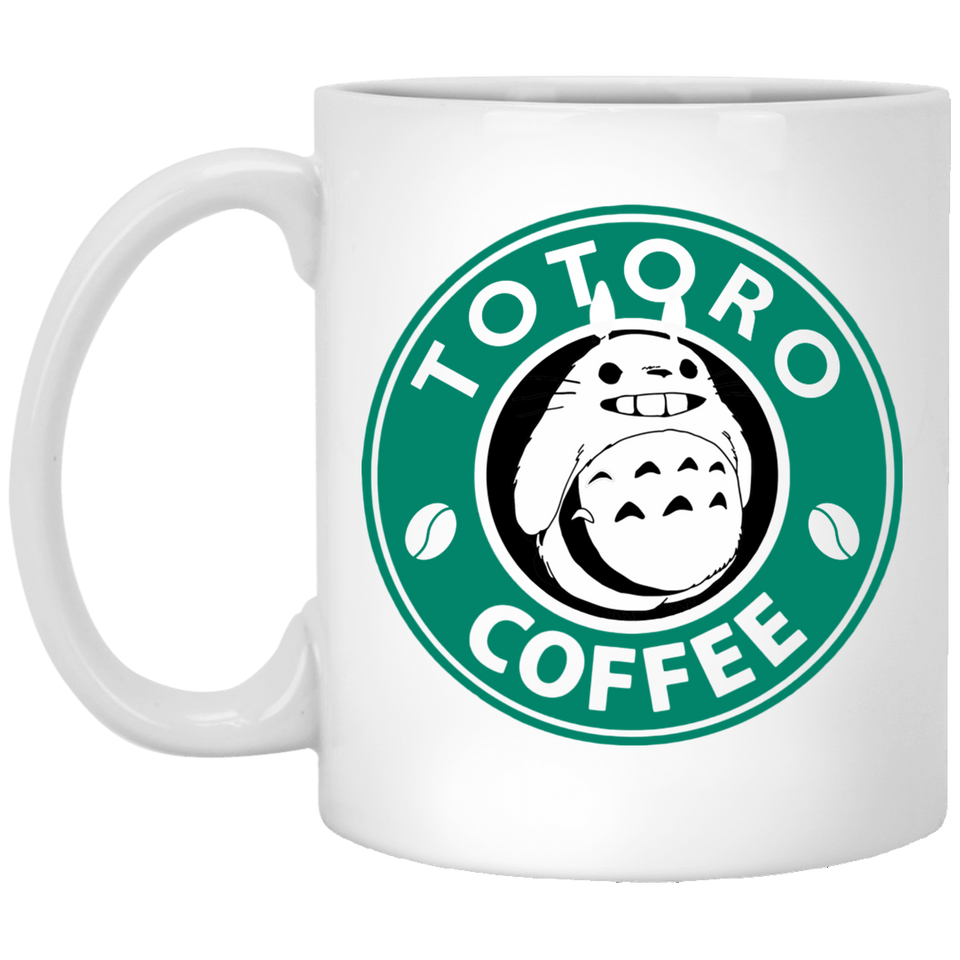Totoro Coffee Mug 11oz White, Totoro Mug, Totoro Inspired Mug, Unique Mug, Birthday, Christmas, Valentine's Day