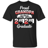 Proud Grandpa of A Class of 2020 Graduate T-Shirt Senior 2020 Quarantine