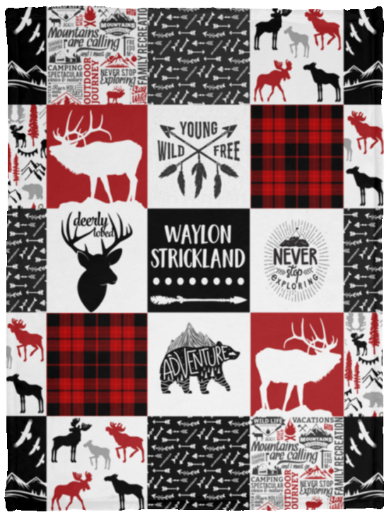 Waylon Strickland - VPS Cozy Plush Fleece Blanket - 30x40