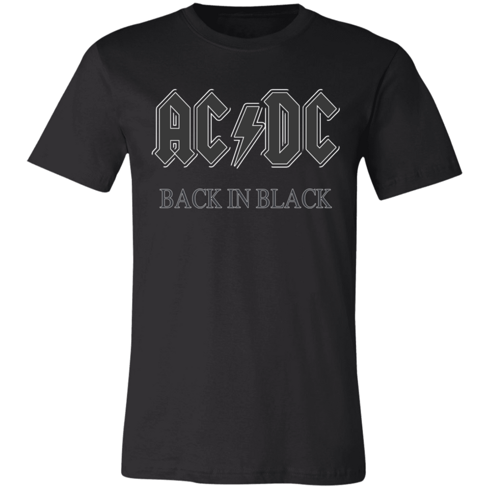 Men's AC/DC Back In Black Unisex Jersey Short-Sleeve T-Shirt