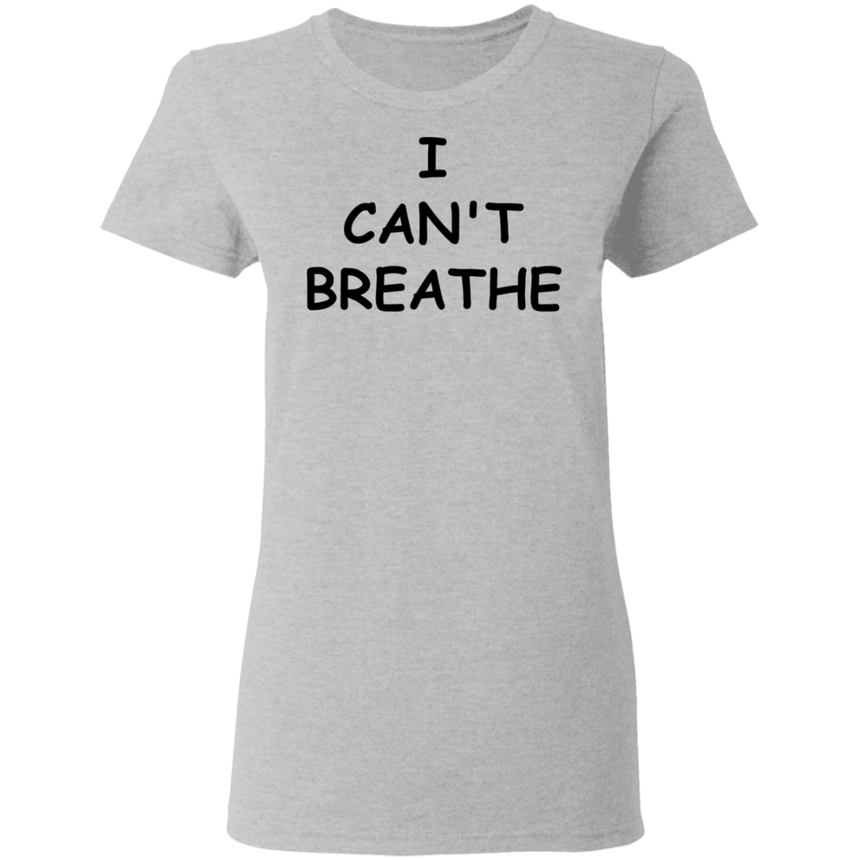 I Cant Breathe Mens Shirts Protest Tees Black Lives Matter END Police Brutality Now
