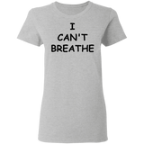 I Cant Breathe Mens Shirts Protest Tees Black Lives Matter END Police Brutality Now