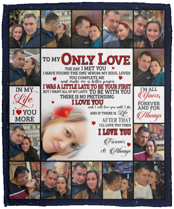 To My Only Love - VPM Cozy Plush Fleece Blanket - 50x60