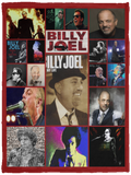 Billy Joel Blanket Billy Joel For Fans Fleece Sherpa Soft and Warm VPS Cozy Plush Fleece Blanket - 30x40