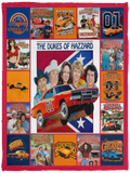 The Dukes Of Hazzard Blanket, The Dukes of Hazzard TV Series Fleece Blanket VPS Cozy Plush Fleece Blanket - 30x40