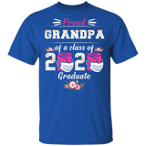 Proud Grandpa of A Class of 2020 Graduate T-Shirt Quarantined Floral Shirt