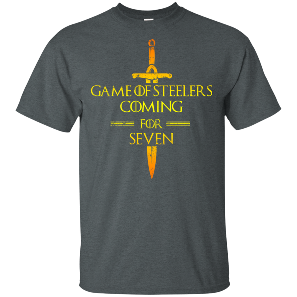 Game of Steelers Coming for Seven T-Shirt, Funny T-shirt for Steelers Fans G200 Gildan Ultra Cotton T-Shirt b