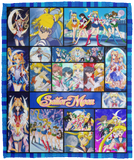 Sailor Moon Blanket, Sailor Moon Anime Fleece, Sherpa Blanket - VPM Cozy Plush Fleece Blanket - 50x60
