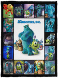 Monsters, Inc Blanket cartoon monsters inc Quilt Fleece Sherpa Throw Blanket - VPS Cozy Plush Fleece Blanket - 30x40