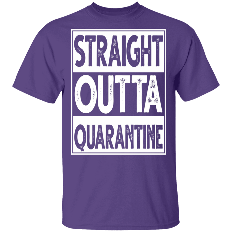 Adult Straight Outta Quarantine T-Shirt, Straight Outta Quarantine Shirt
