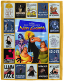 The Emperor's New Groove Blanket, El vestit nou de l'Emperador Fleece Blanket - VPL Cozy Plush Fleece Blanket - 60x80