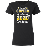 Proud Mom of A Class of 2020 Graduate Shirt Senior 2020 Quarantined