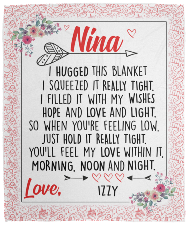 Izzy - VPM Cozy Plush Fleece Blanket - 50x60
