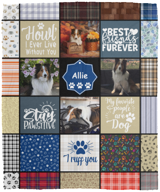Allie - VPM Cozy Plush Fleece Blanket - 50x60